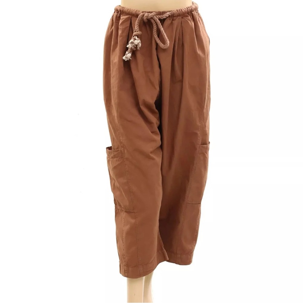 Free People Tan Cargo Pants